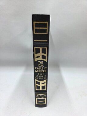 The DA Calls It Murder The Franklin Library HC Book Erle Stanley Gardner